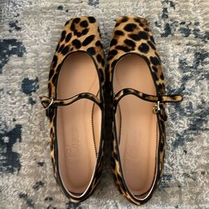 Jcrew calf hair Mary Jane’s